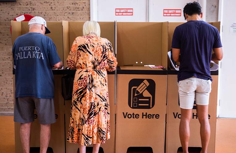 Voting in the upcoming local government elections