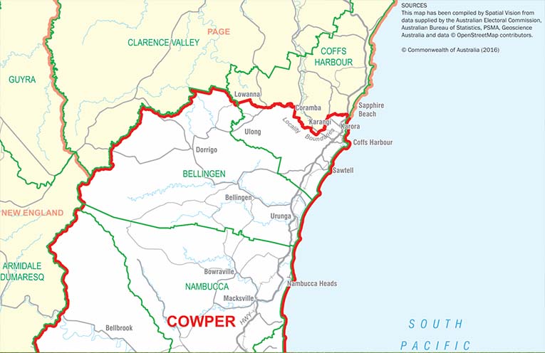 Where to vote in Cowper and Page