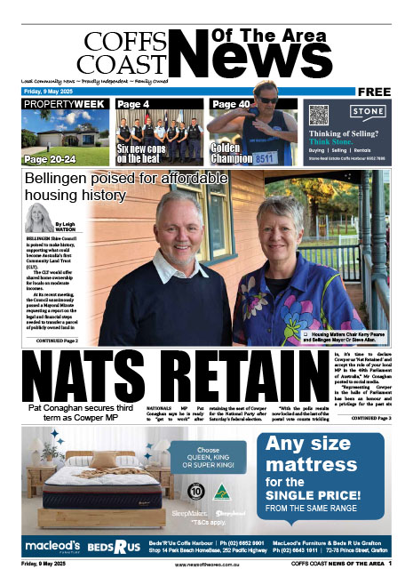 Coffs Coast News Of The Area 09 MAY 2025