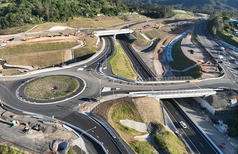 Drivers experience section of Coffs Harbour bypass