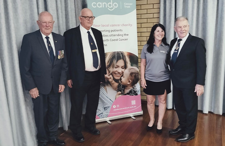 Freemason’s donation to CanDo Cancer Trust