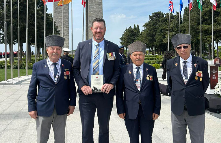 Oxley MP represents region at Anzac Cove