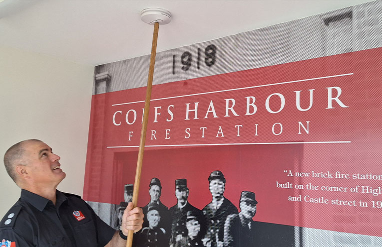 Press the button on Smoke Alarm Action Day