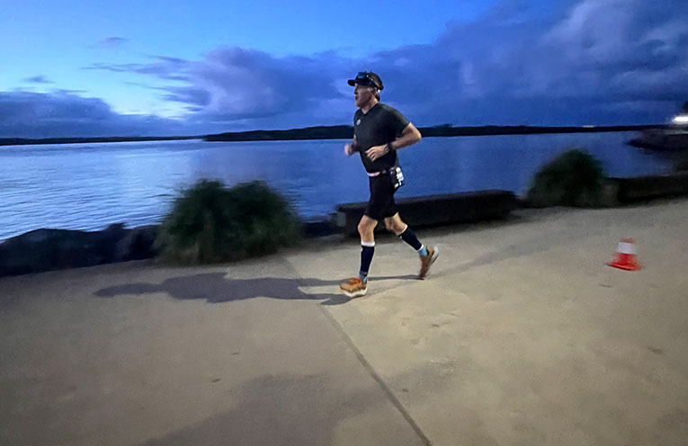 Competitors rally when Port Macquarie Ironman cancels swim