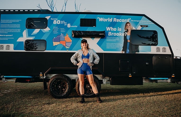 One step at a time: Brooke’s run to heal a nation’s silent pain