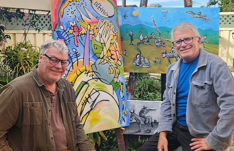 Coffs artists’ ‘Paracosm’ exhibition, a mix of quirky and ethereal creatures and landscapes