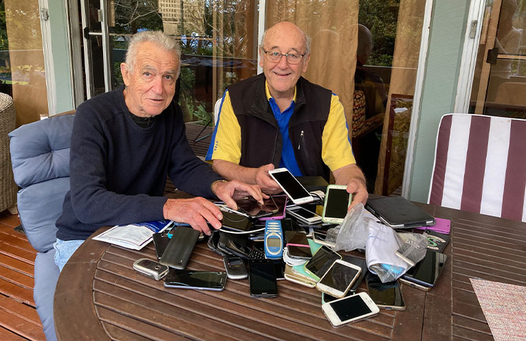 Community dials in to Coffs City Rotary Club’s Domestic Violence Safe Phone campaign