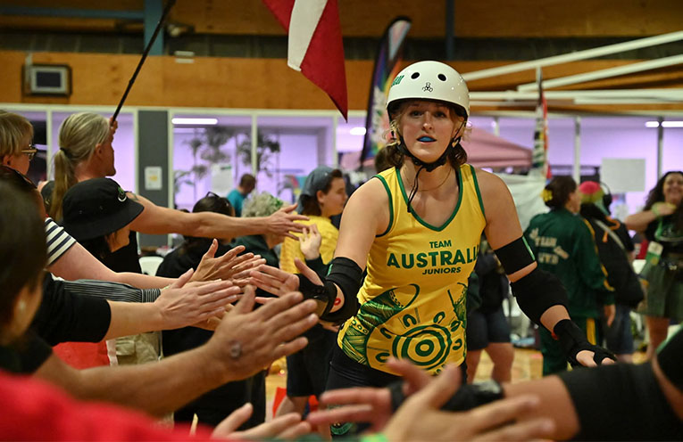 Coffs Coast roller derby star represents Australia