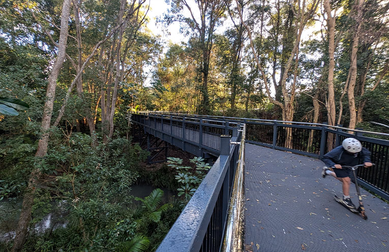 Dalgety Street footbridge improves connectivity in Woolgoolga