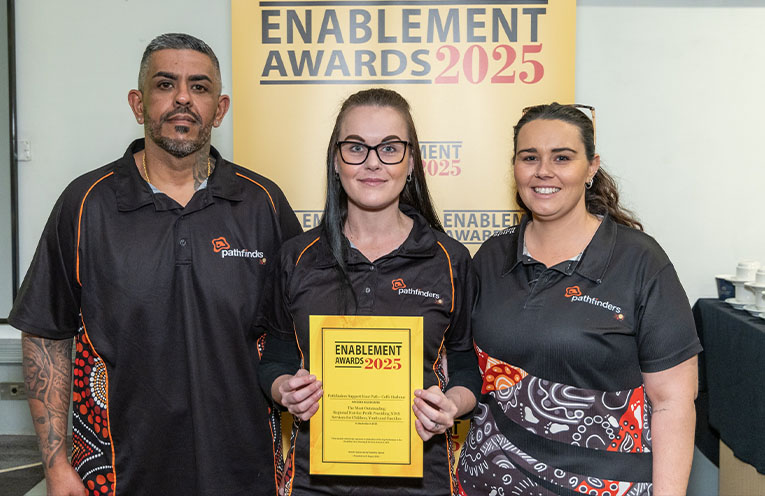 Pathfinders wins award for outstanding disability support program on the Coffs Coast