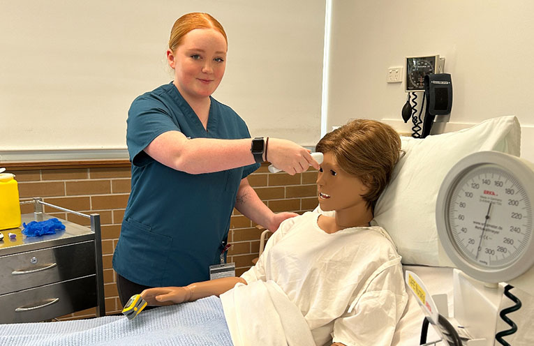 Coffs student, 18, already meeting critical demand for healthcare workers