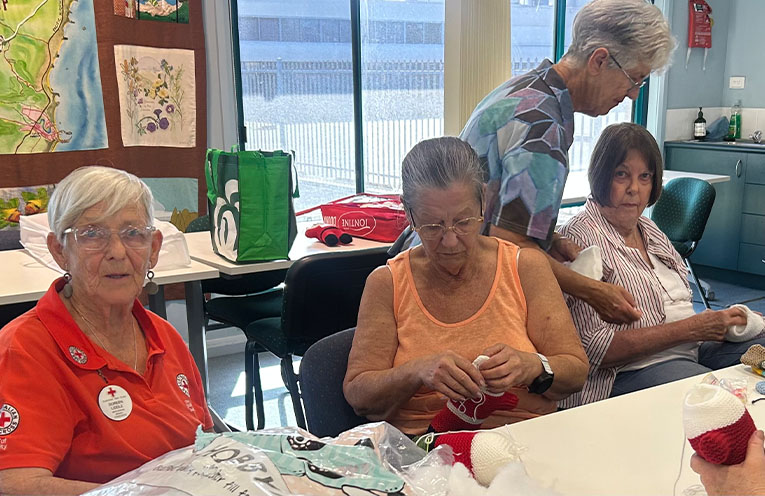 Woolgoolga Red Cross puts the call out for more Trauma Teddy knitters