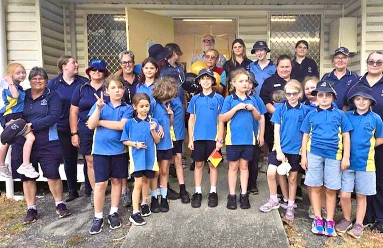 Guides attend the 68th Jamboree on the Air in Coffs Harbour.