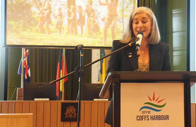 Mayor Nikki Williams launches the first-ever investment prospectus for Coffs Harbour.
