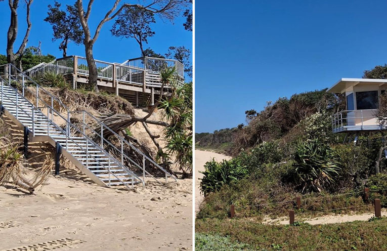 New lifeguard tower installed at Sawtell