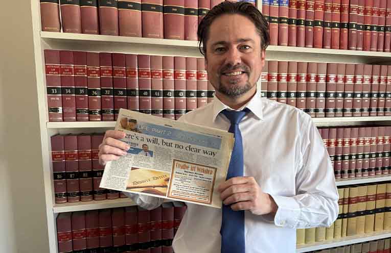 Principal Solicitor TB Law Manny Wood, legal column writer for Coffs Coast News Of The Area.