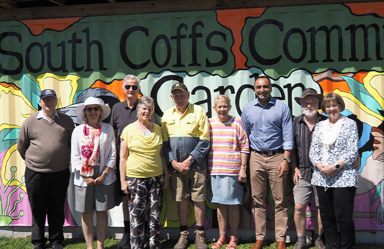 Coffs Community Garden gets new greenhouse thanks to government grant