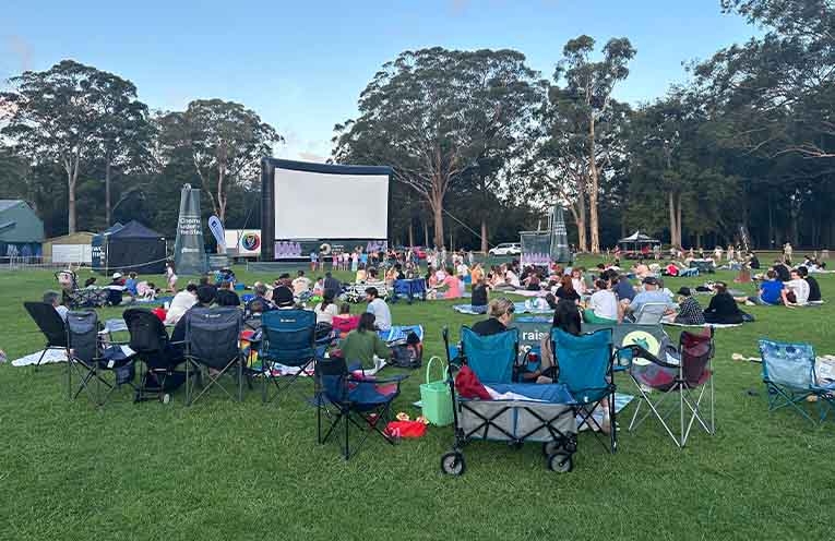A previous Cinema Under the Stars event.