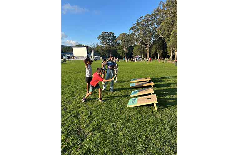 Pre-film fun for the kids.