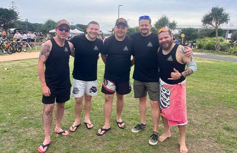 The team from Coffs Combat Academy.