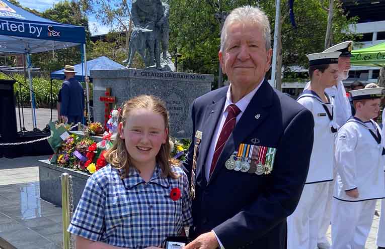 Young trumpeter touches hearts in first Remembrance Day appearance