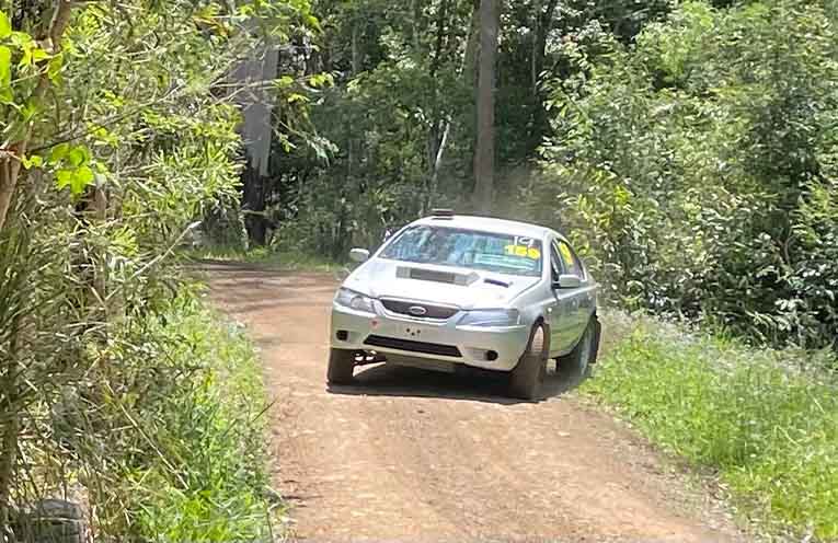 Phil Isaac had the 4WD Ford Falcon on song to be fastest on the day.