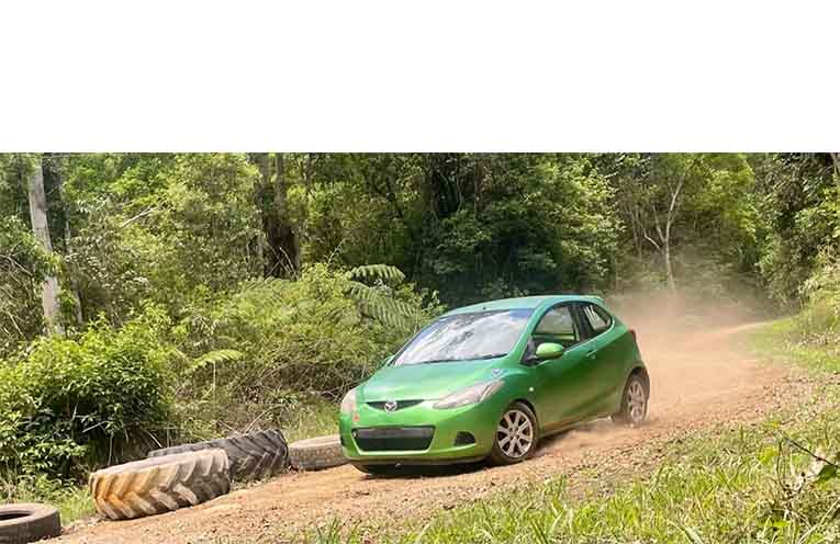 Nick Rudder in a Mazda 2 was the winner of the Road Tyres class.