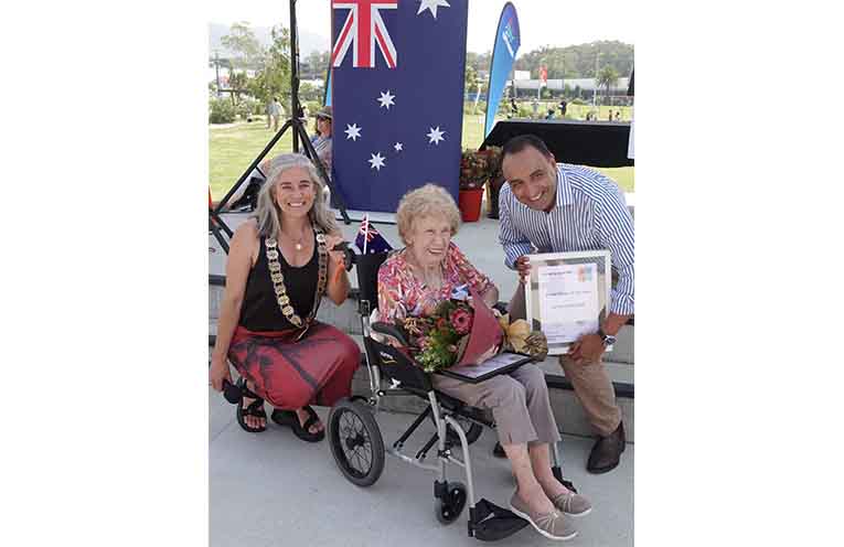 Senior Citizen of the Year, Lorraine Kaempfel.