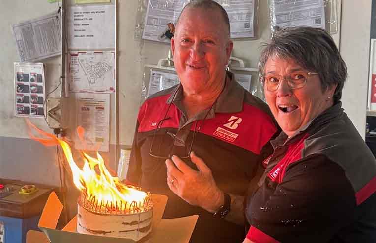 Coffs Harbour tyre professional celebrates 49 years on the job