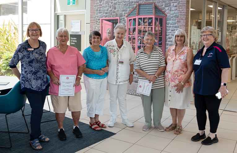 Four Coffs Harbour Pink Ladies honoured with branch life membership