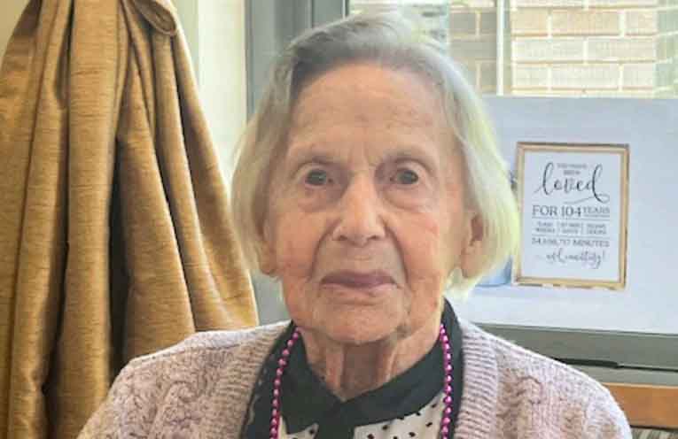 Celebrations for 104-year-old Enid Lambeth