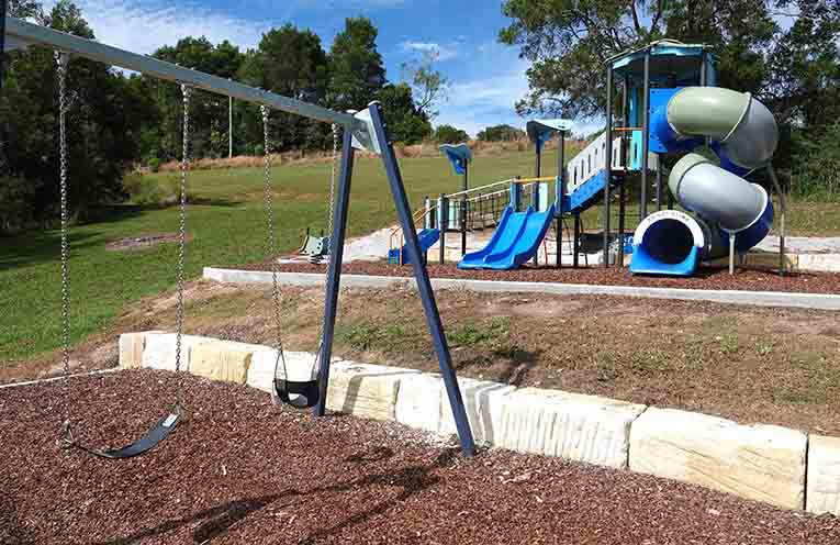 Local families helped shape the playground design.
