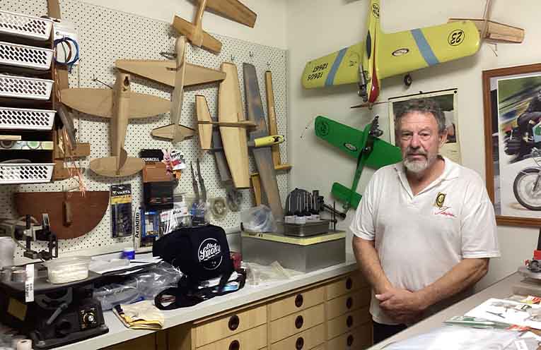 Model aeroplane maker found and booked for Glenreagh Cedar and Steam