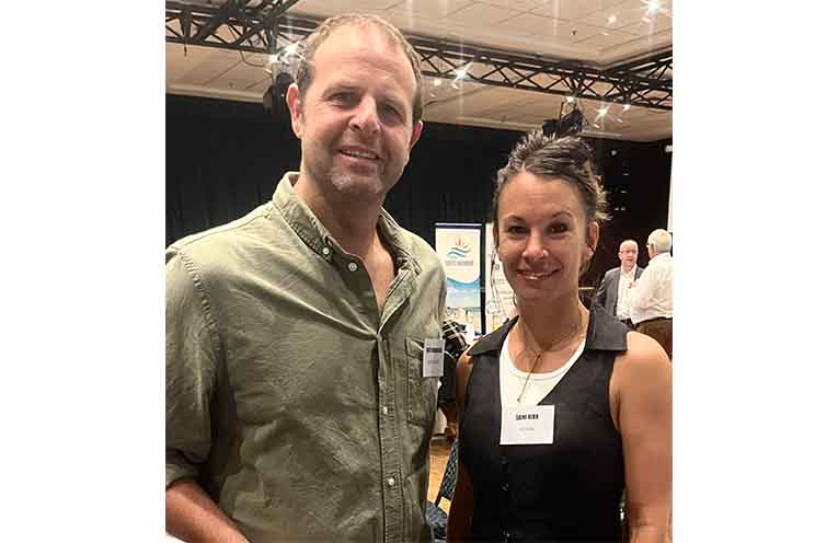 Nato Hannaford (Lifehouse Care) and Sami Kirk (ESP Fire).