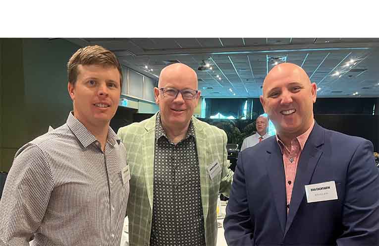 Lewis Belling (CoCH), Hunter Leonard (Blue Frog Marketing) and Dan Erenshaw (Service NSW Business Bureau).