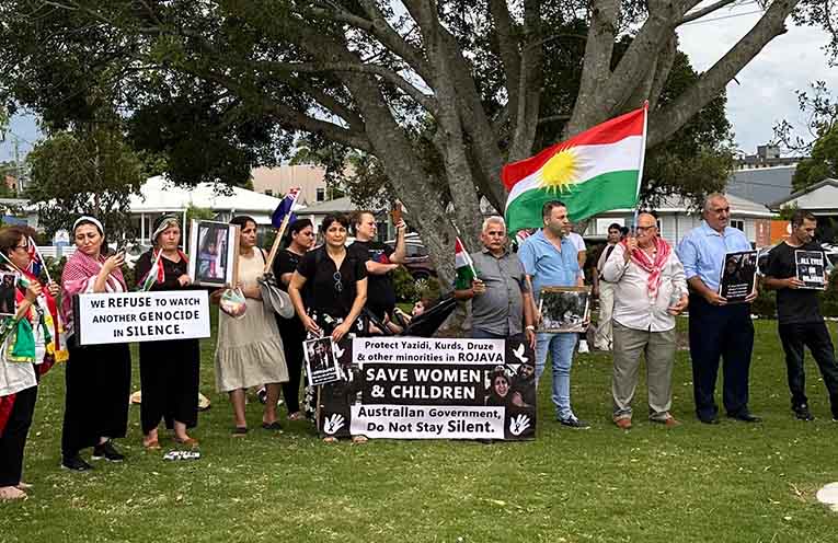 Coffs gathering raises awareness of humanitarian issues in Rojava