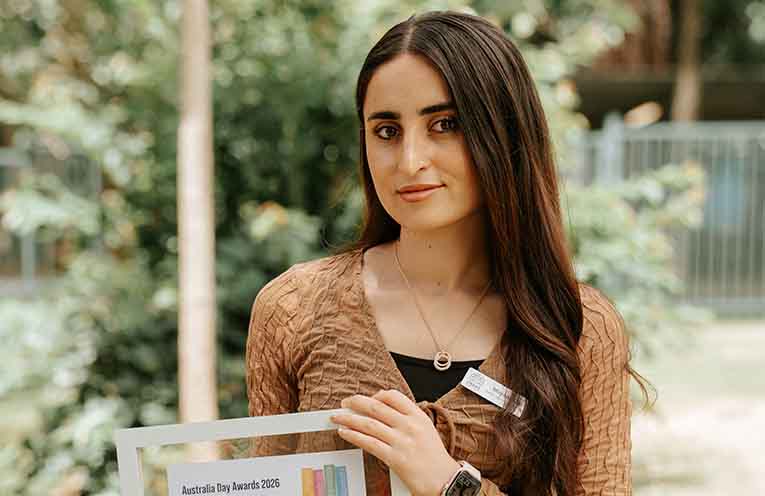 School praise for Young Citizen of the Year, Mayada Oso