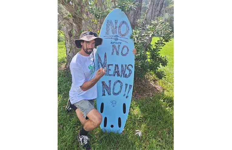 Jake Foskett says “no means no”.