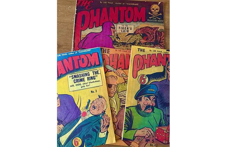 The vintage Phantom comics.