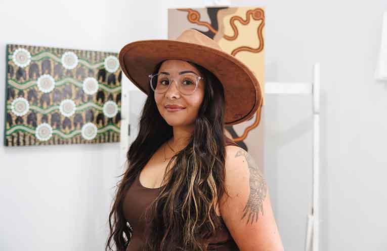 Shared Practice participant Tori Anne Donnelley. Photo: andthetreesphotography.