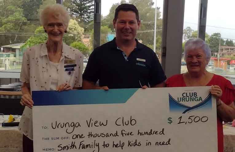 Urunga VIEW Club thanks Club Urunga for year-long support