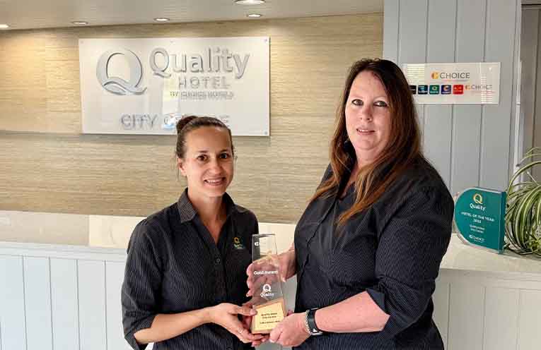 Quality Hotel wins gold in Choice awards