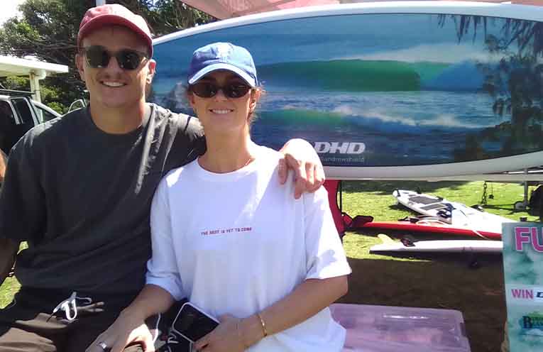 Surfing for a cause at Barney Miller Surf Classic