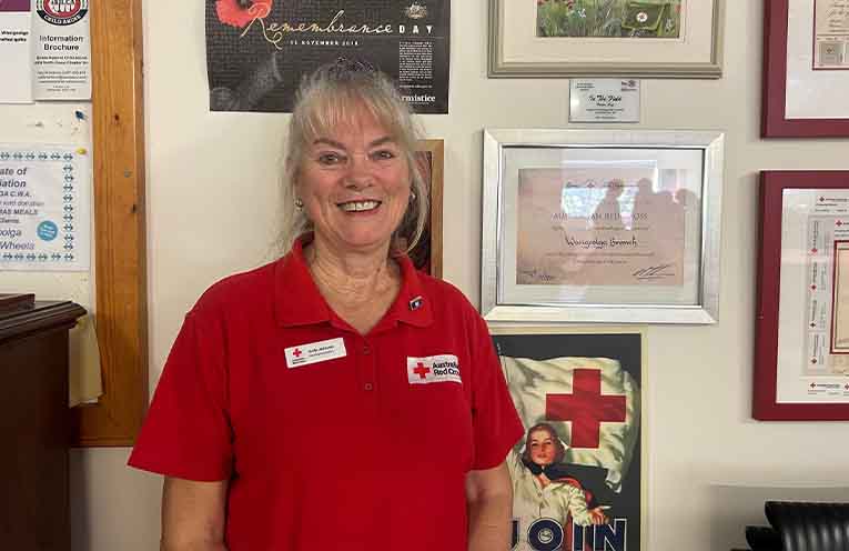 Red Cross volunteer Judith Jackson strengthens community resilience across Coffs Coast
