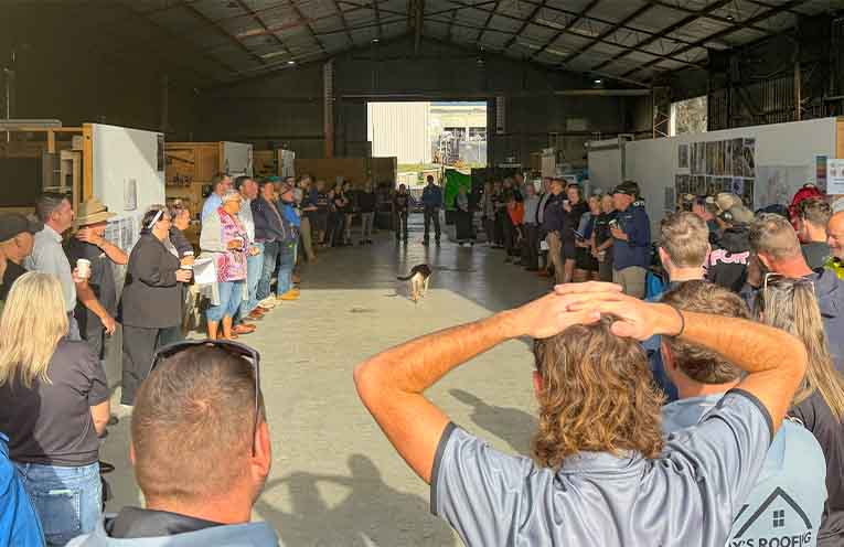 Community and business sector unites at ShoreTrack Open Shed event