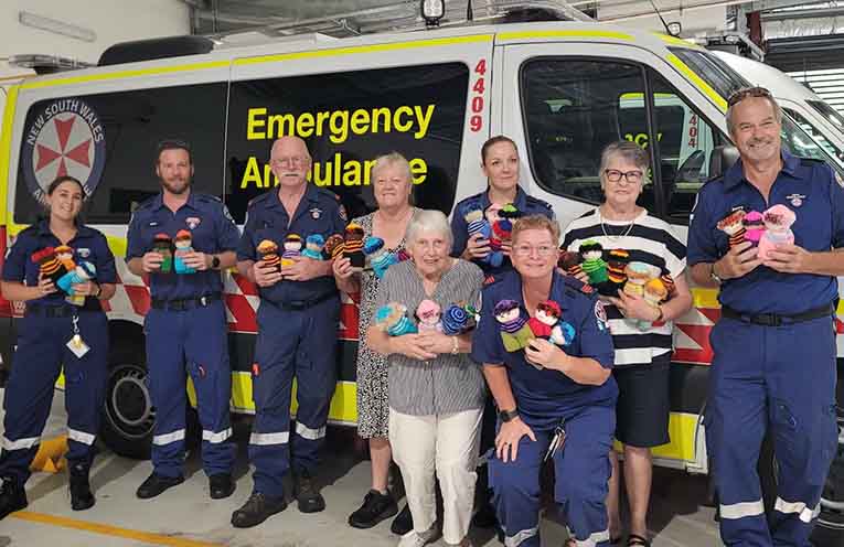 Izzy dolls join local ambulance service