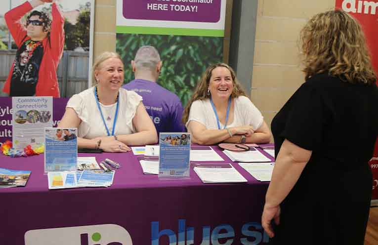 Stallholders getting ready for Living Well Expo