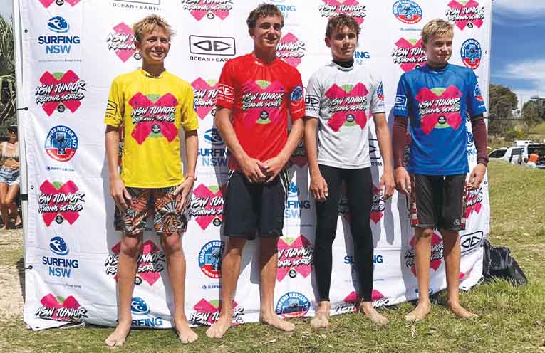 Yarrahapinni surfer Sandon Vowels qualifies for State Titles