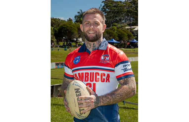 Putting on the colours of his new team at Coronation Park on Sunday was former NRL player Craig Garvey.