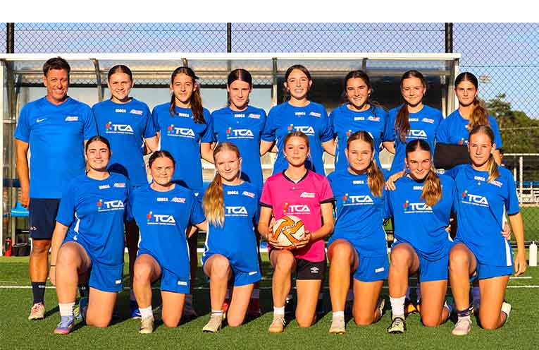 Talented Female Program Under 16s players.